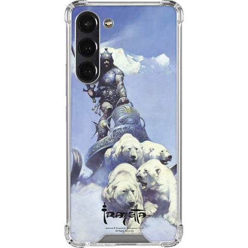 Sliver Warrior by Frazetta Galaxy S24 FE Clear Case